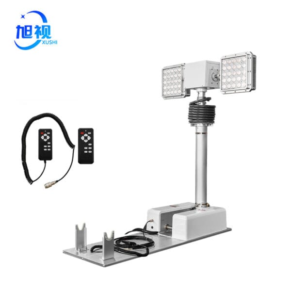 XS-182600L 1.8 m (5.91 ft) Pneumatic Fold-Down Light Tower – 2 × 600 W LED XS-182600L