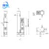xsz25 2.5 m vehicle mounted electric telescopic mast (3)