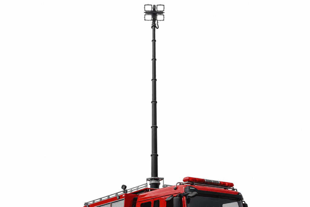 Fire Truck Scene Lighting: A Complete Guide (2026) roof mounted telescoping fire truck light tower 7.5m
